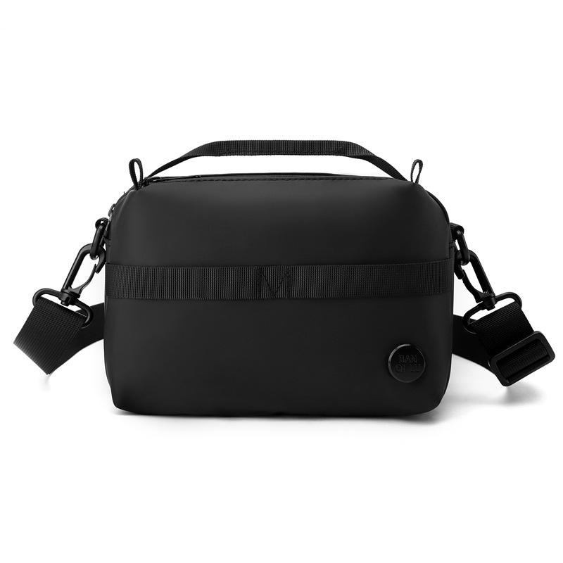 Men's Sports Crossbody Bag Multi-Pocket Small Square Bag Women Solid Color Shoulder Bag