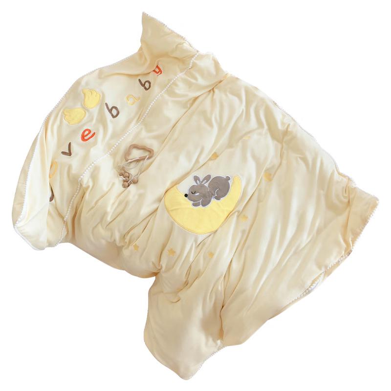 mling Moon Rabbit All-Season Cotton Baby Quilt