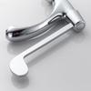 Rubinetto per Lavabo Ospedaliero Monoforo Freddo Manico Lungo Ottone Cromato Rubinetto per Lavabo Ospedaliero Rubinetto Ospedaliero Rubinetto Pubblico