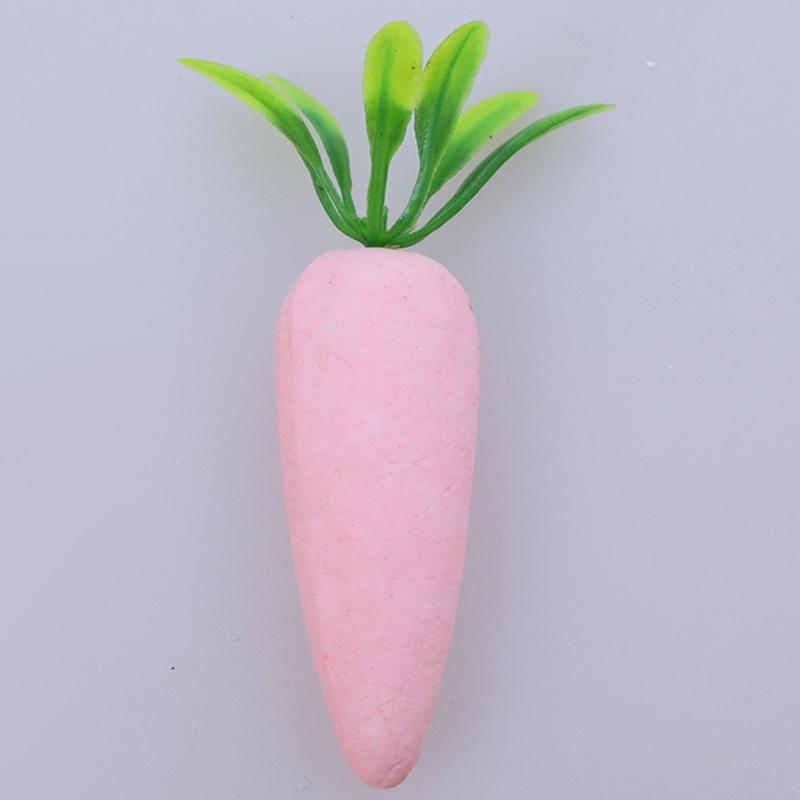 12Pcs Realistic Artificial Carrots Simulation Vegetables Basket Fillers for Kitchen Decoration Party Table Centerpieces
