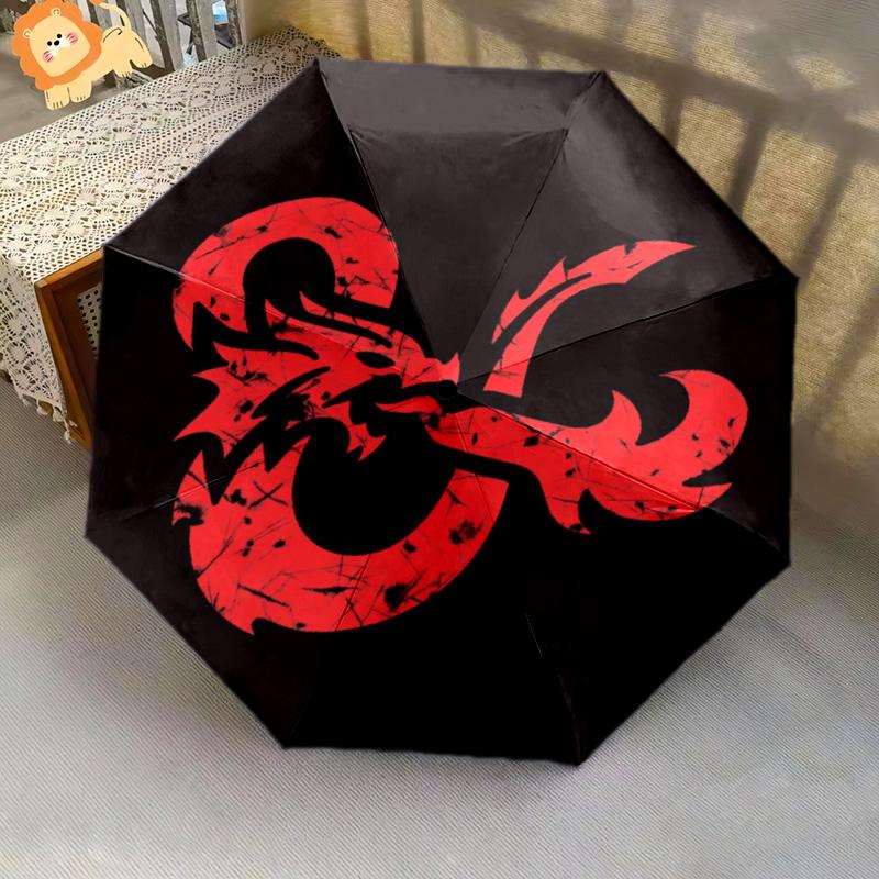 1PC Dungeon Master Automatic Umbrella - Suitable Travel Outdoor Portable Umbrella Birthday Gift Daily Essentials