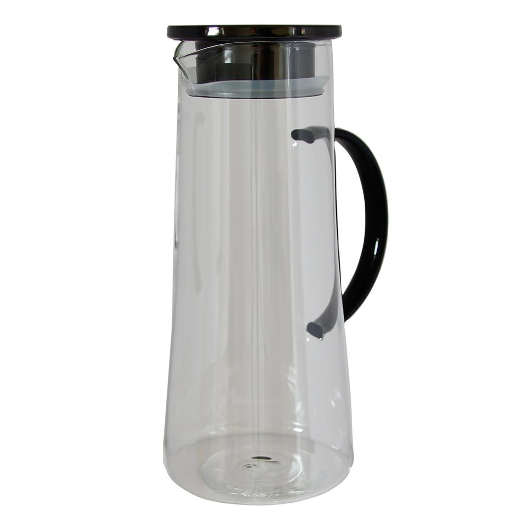GLASS JUG FOR WATER JUICE TEA HOT 1.3L