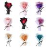 Yousheng Mini Dried Flower Baby's Breath Bouquet Aromatherapy Soap Rose Flower Arrangement Scented Gift for Women Car Interior Decor