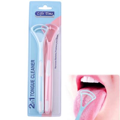 2Pcs Tongue Cleaner Scraper Tongue Scraper For Kids Gentle Bacteria Clean Set