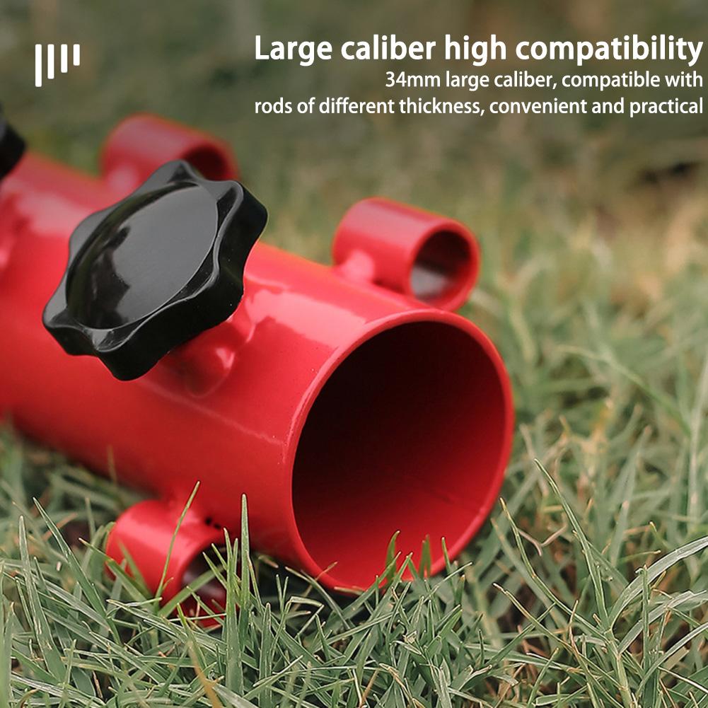 Awning Canopy Pole Fixing Pipe Ground Holder Colorful Windproof Adjustable Outdoor Camping Tent Accessories