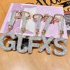 Volledig   Engelse Letter Sleutelhanger Engelse Letter Letter DIY Sleutelhanger Unisex