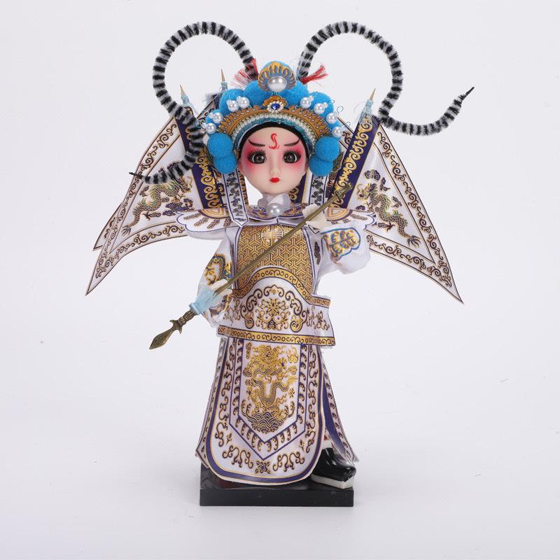 Q-Version Peking Opera Mini Doll, Chinese Traditional Character Home Decor Gift