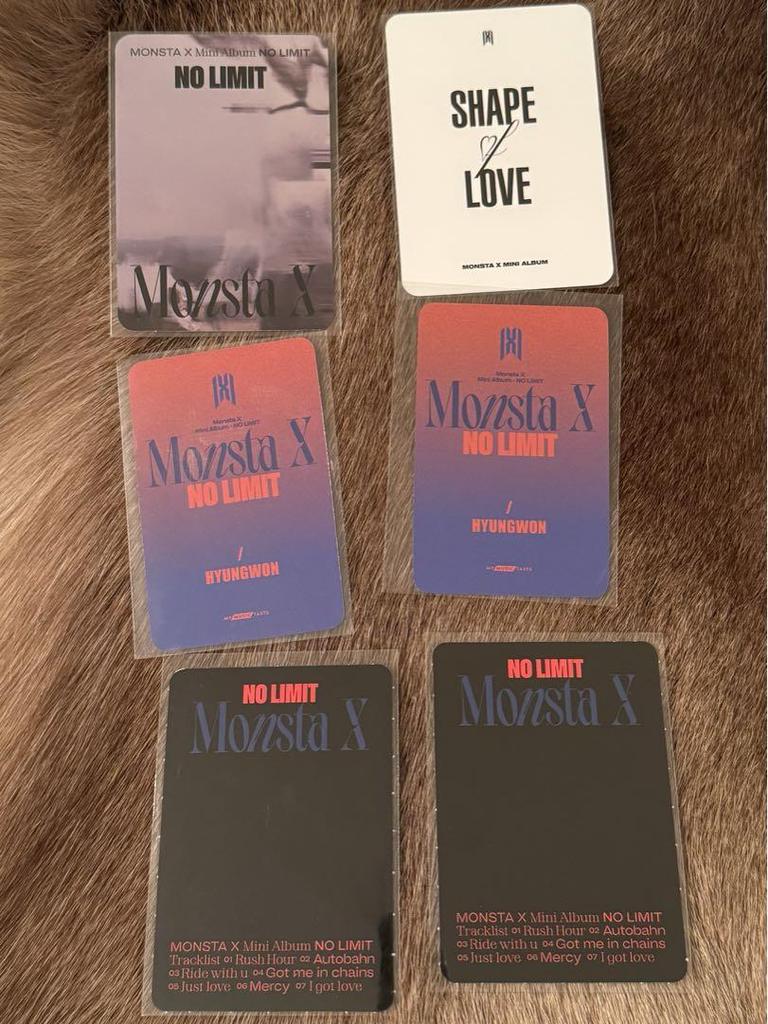 [USED] MONSTA X Hyungwon 6-piece set