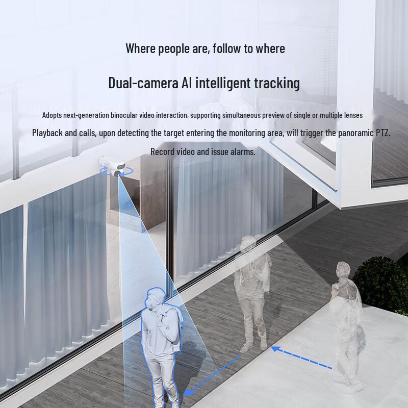 EZVIZ HB90 4G Venkovní bezpečnostní kamera s duálním objektivem a AI (CN verze)