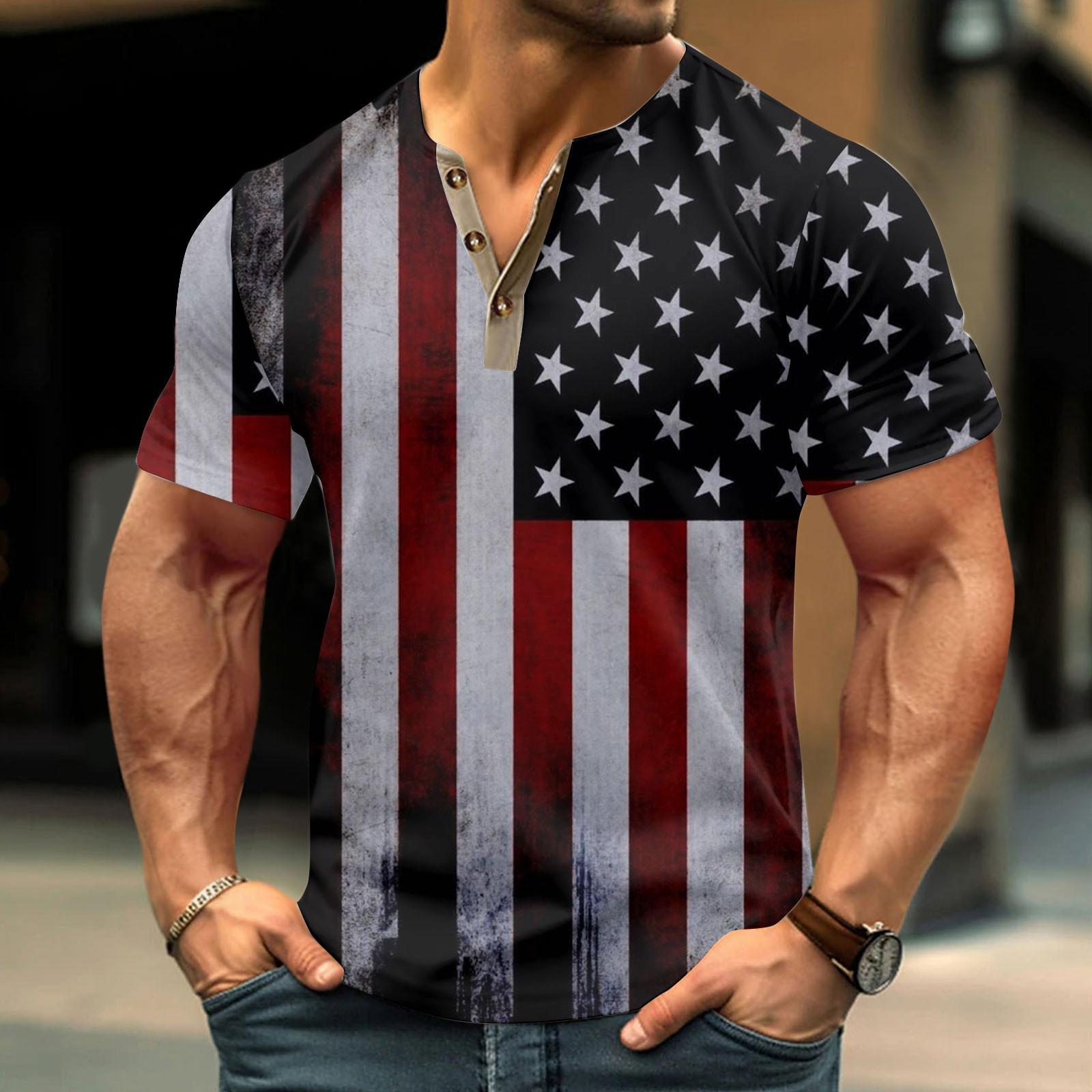 

Винтажная летняя мужская футболка, уличная одежда, 3 пуговицы, свободная одежда, футболка с коротким рукавом и принтом XL белый