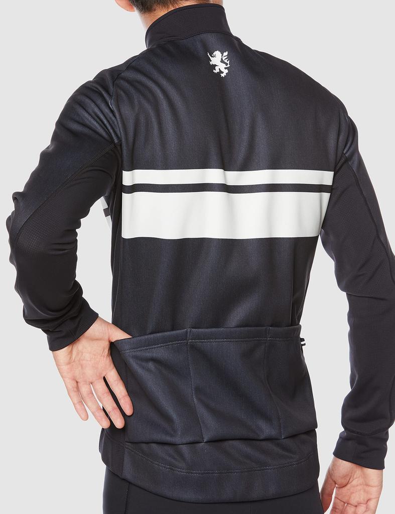 Kapelmuur Thermo Black Size for Cycling Made In Japan Jacket, Denim, S, Fall/Winter (5°C-15°C),