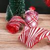 Craft Wrapping Supplies Wired Edge Ribbon Christmas Tree Decorations Christmas Bows Room Ornament