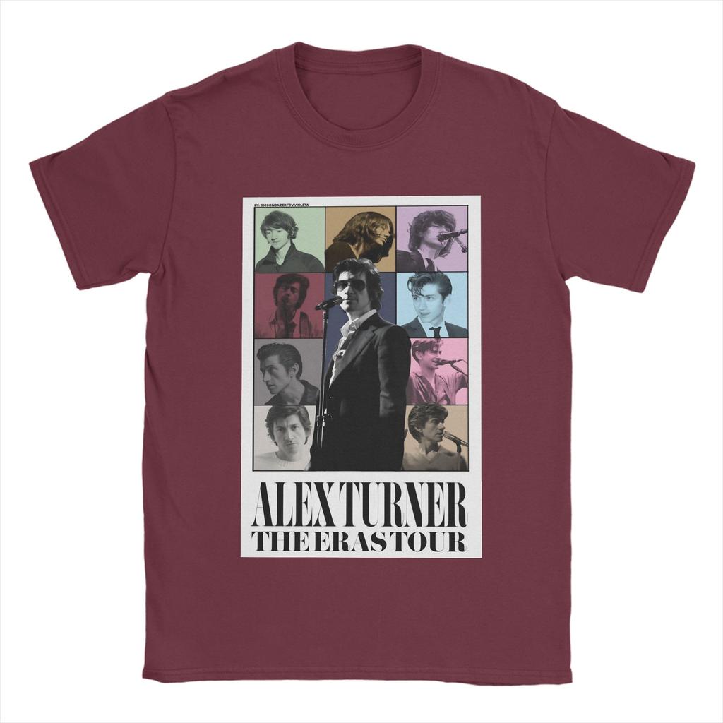 Funny Alex Turner Arctic Monkeys Rock Band  T-Shirts Men Crew Neck Pure Cotton T Shirt  Short Sleeve Tees New Arrival Tops