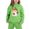 Kids Hoodie Sweatshirt Halloween Ghost Print Pullover Long Sleeve Hooded Top for Boys Girls Soft Comfortable Casual Wear