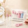 Portable Refillable Bottles Convenient Pump Spray Jars Premium Travel Bottles Set  Shampoo