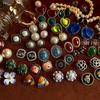Mid-Century Vintage Stud Earrings: Trendy Literary Style in Light Luxury Fashion