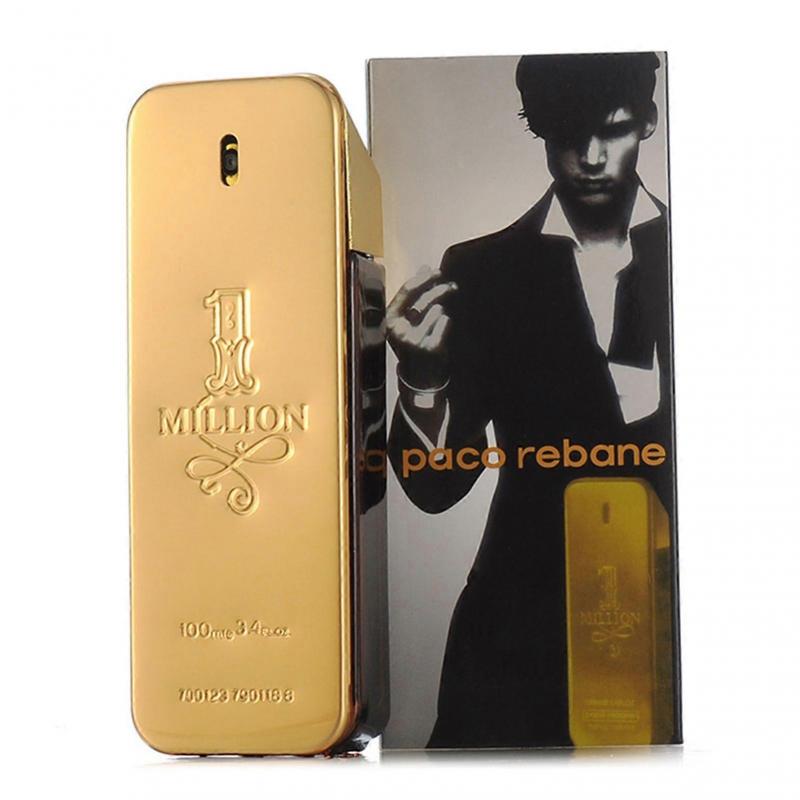 One Million Gold Herren Eau de Parfum 100ml Langanhaltendes holziges Kölnisch Wasser Geschenk für Männer