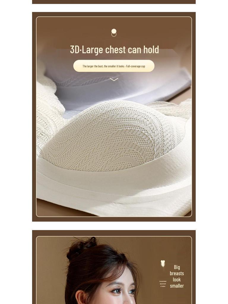 Sömlös amnings-bh för gravida - Mot sidofett, Mot häng, Postpartum, Stor storlek