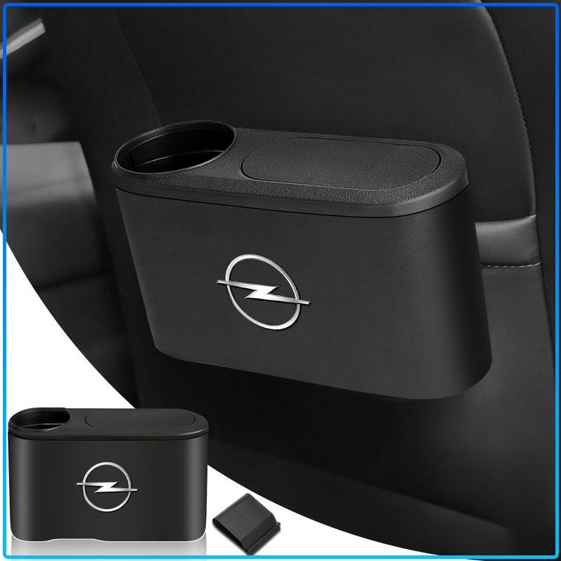 1Pcs Portable Hanging Mini Car Trash Can Wastebasket Trash Can with Lid For Opel crosa d astra h insignia astra j zafira b mokkaastra vivaro astra g