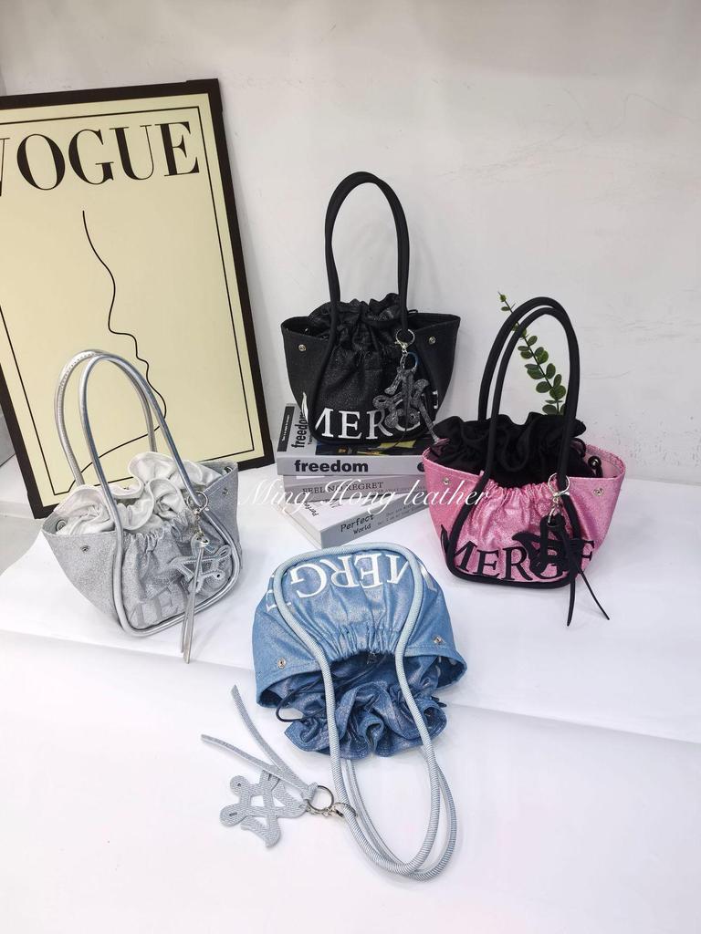 Bolso Tote Mini MERGE 2025 para Mujer: Bolso de Mano Nuevo y Bolso de Hombro Cruzado - Diseño Simple y a la Moda