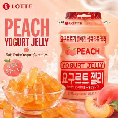 Caramelle Gommose Lotte Yogurt Gusto Pesca 50g