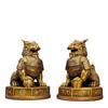 Pair Of Copper Ornaments Eight Trigrams Kirin Home Decor Living Room Entrance Hallway Office Desktop Decoration Gift Openi
