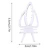 3-Pack Bird Holder Parrot Fruit Feeder Plastic Clips for Guinea Pig