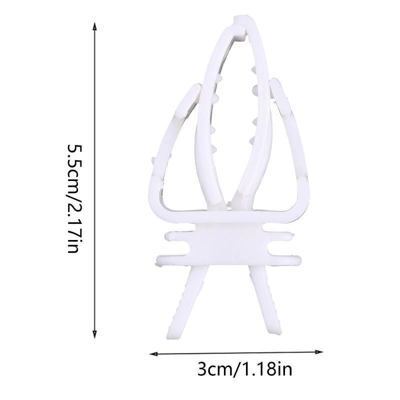 3-Pack Bird Holder Parrot Fruit Feeder Plastic Clips for Guinea Pig