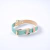 2025 Hot Eco-Friendly Soft  Breathable Leather Modern Dog Collar with Leashes Set For Pets