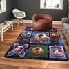 Guinea Pig Portraits Pattern Rug Floor Mat for Living Room or Bedroom Soft and Comfortable Carpet a Gift for Birthday and Holiday.
