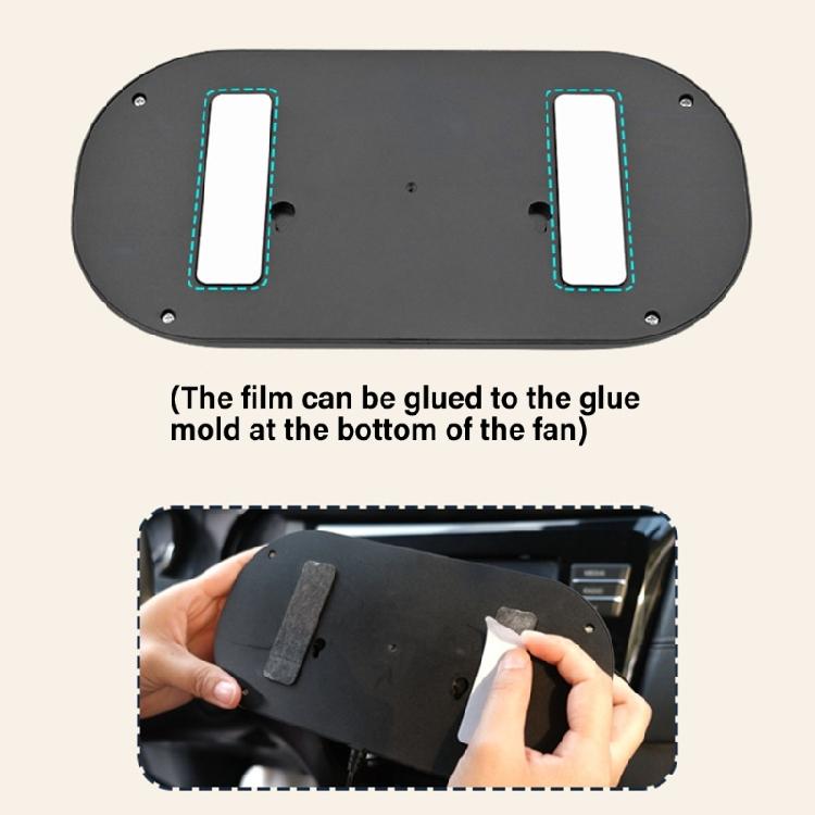 Car Fan Double Head Electric Vehicle Mounted USB 360 Degree Rotatable Auto Cooling Fan 2 Speed Strong Wind Desk Fan