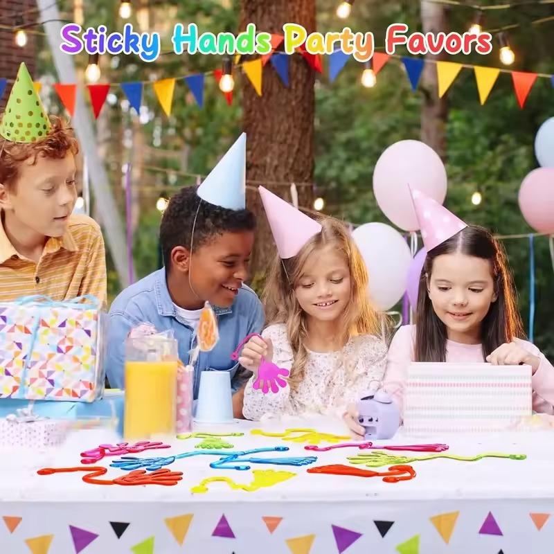 Festival Prank Toys Multicolor Easter Bunny Chick Elastic Stretch Climbing Stress Relief Sticky Toys Birthday Gift Relaxation