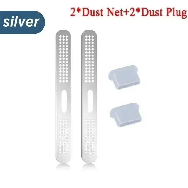 Metal Dustproof Net Sticker for IPhone 13 14 Pro Max 14Plus 12 13 MIni Earpiece Speaker Hole Charging Port Anti-Dust Mesh Cover