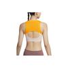 Nike Indy Mini Mock-Neck Color Block Logo Light Support Sports Bra Women Underwear Fossil-Lime DV9871-292