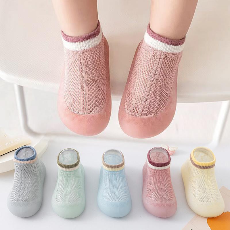 

Детские летние кроссовки с мягкой подошвой сетчатая детская обувь нескользящие эластичные носки для мальчиков и девочек,