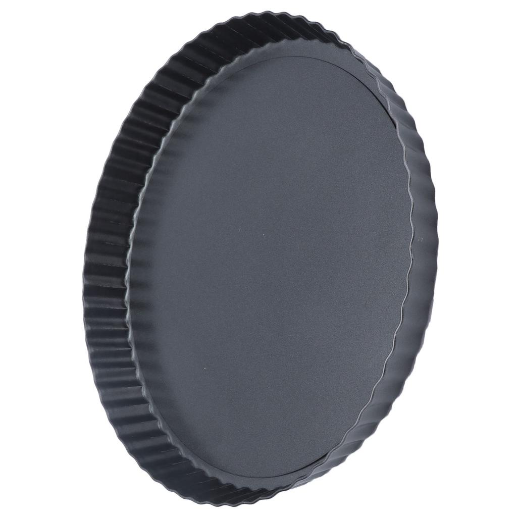 9in Bakeware Carbon Steel Baking Pan with Movable Chassis and Wavy Nonstick Black for Family Baking