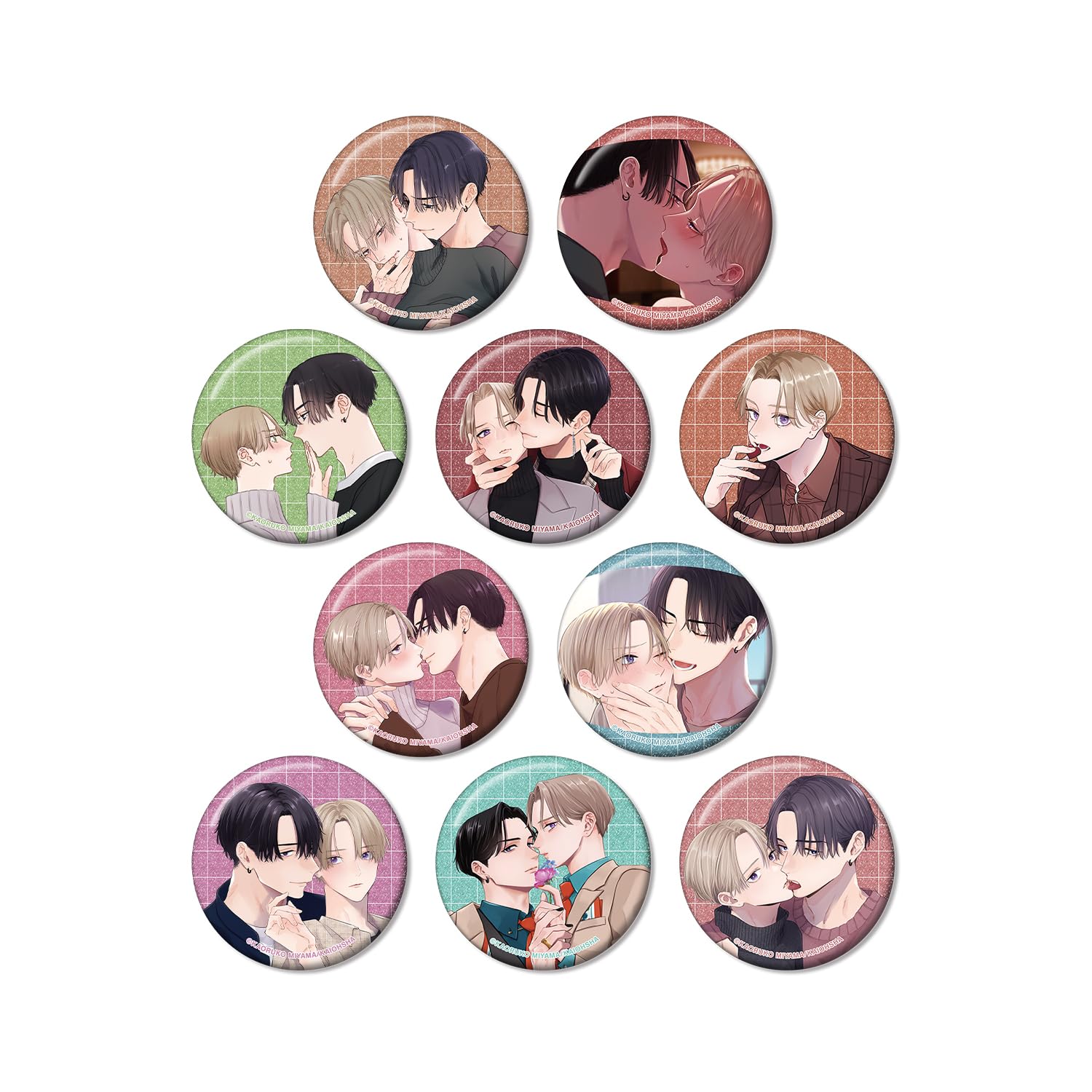 

Perfect Addiction Trading Glitter Can Badges of (Box 10)