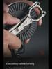 Titanium Alloy Multifunctional Outdoor Crowbar and Bottle Opener with Wrench for Self-Defense and EDC.