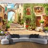 Wall Mural European Town Street View 3D Wallpaper Stereo Space Murals Living Room Backdrop Decorative Photo Wall Paper