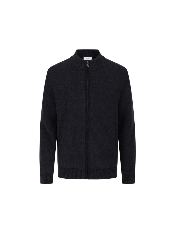EDITION Men'S Textured Zip-Up Cardigan_Nef4Ec1632