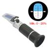 Milk Concentration Detection Refractometer 0~20% Automatic Temperate Compensation Tester Cow Feeding Equipment 1 Set