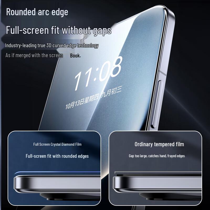 BIAZE Triple Enhanced Tempered Glass Screen Protector for Honor X70/Magic7