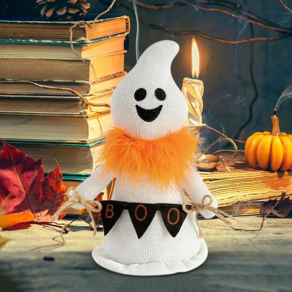 With Scarf Halloween Ghost Doll Soft Ghost Festival Ornament Ghost Figurines Photo Props