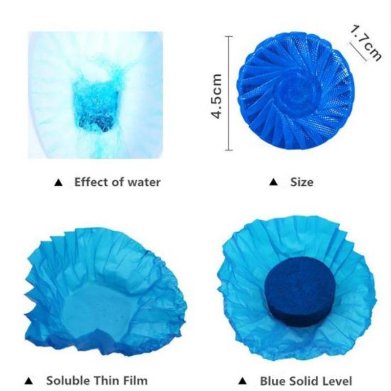 1/5/10/20PCS Desinfetante Automático Tanque Vaso Sanitário Removedor de Manchas Azul Detergente Limpador Doméstico