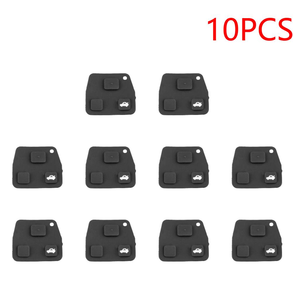 Rubber Button Pad for TOYOTA Corolla Avensis RAV4 Lexus Remote Car Key Shell Replacement Rubber Button Pad