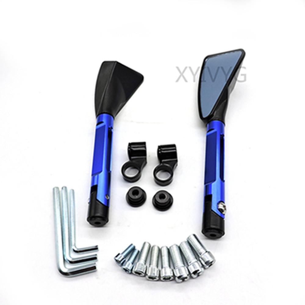 CNC ALUMINUM custom motorcycle rearview Side mirrors 8mm 10mm For KAWASAKI z750 NINJA250 HONDA R1 R6 FZ6 SUZUKI YAMAHA