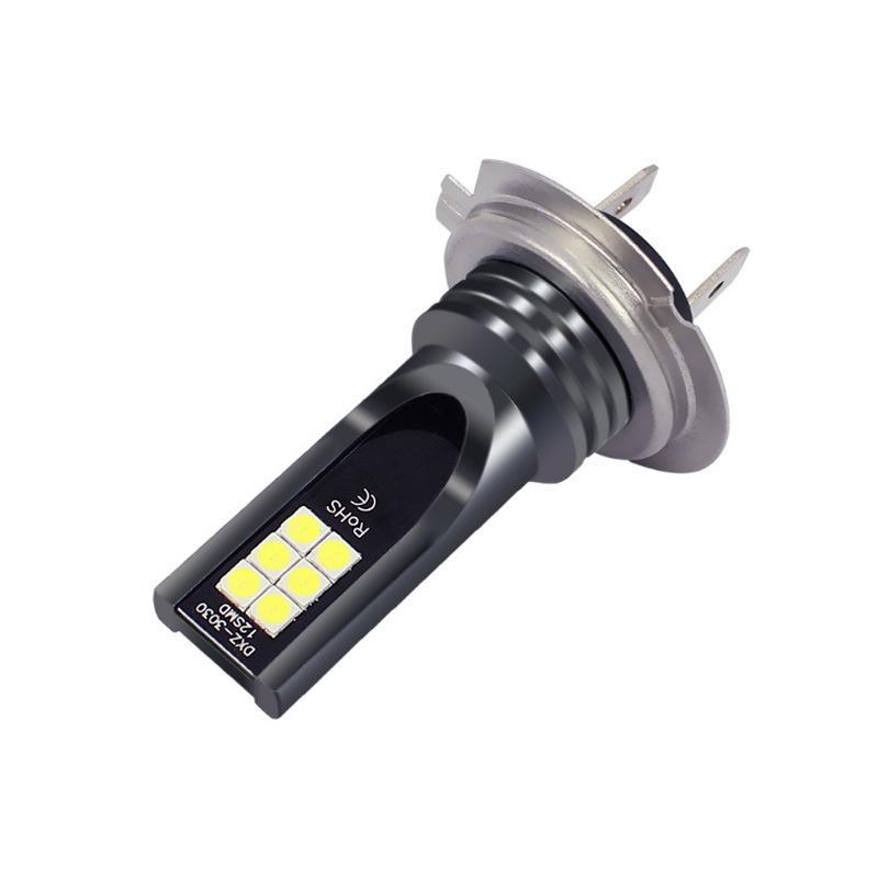 LED Car Bulb: H1 H3 3030 12SMD Front Fog Light & H4 H7 H8 H11 9005 Headlight.