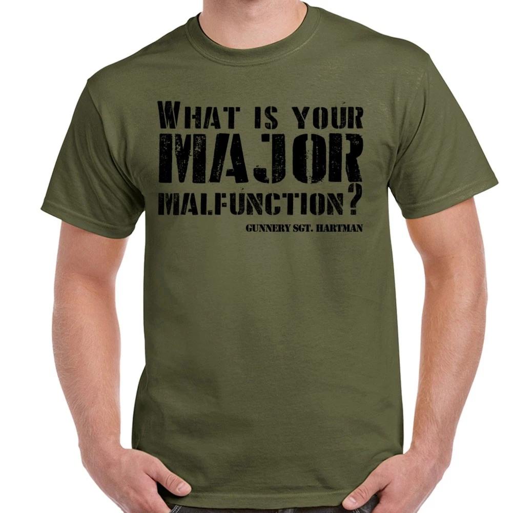 Full Metal Jacket What Is Your Major Malfunction Shirt L