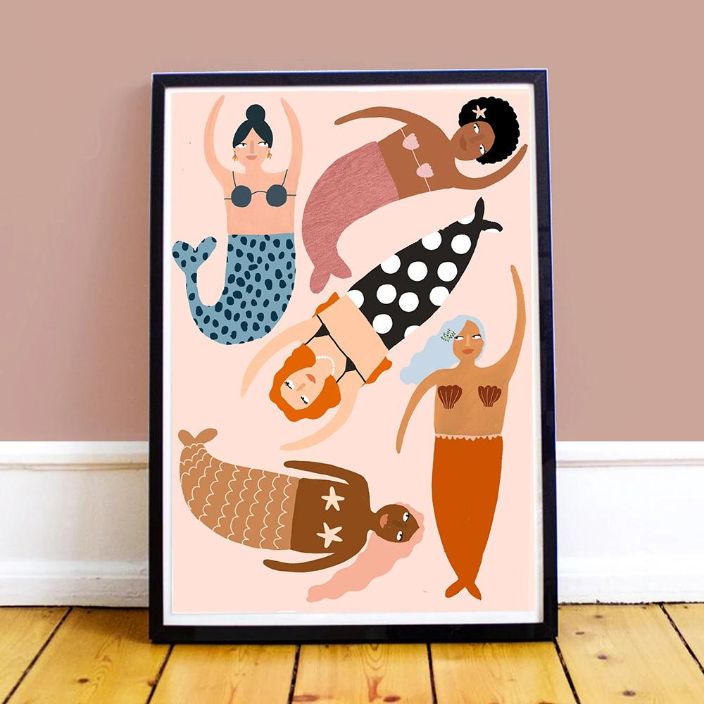 Boho Cartoon Kaninchen Maus Kindergarten Wand Kunst Leinwand Malerei Nordic Retro Tier Poster Druck Wand Bild Baby Kinder Zimmer Dekor