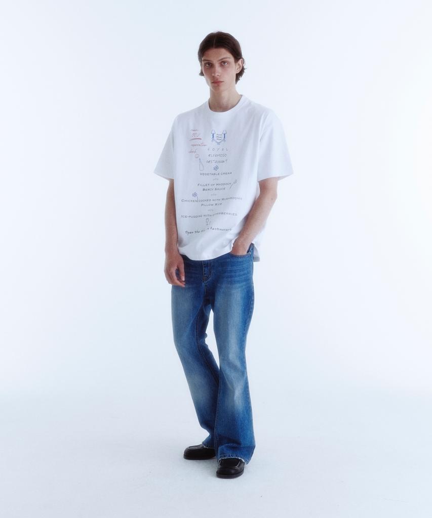 KINETO Room Service Menu T-Shirt_White